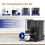 Frizzlife WB99-H Countertop Alkaline Reverse Osmosis Water Filtration System with Portable Pitcher