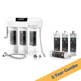 SK99-NEW Under Sink Water Filter with One-Year Replacement Filters Combo